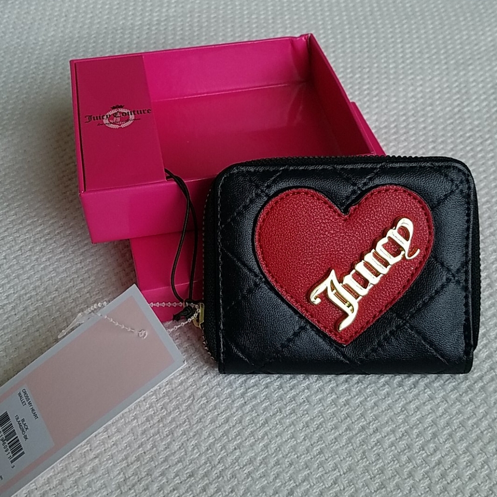 NWT Juicy Couture "Cross My Heart" Wallet